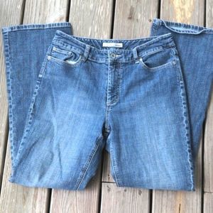 Chico's platinum blue denim charm rg jeans